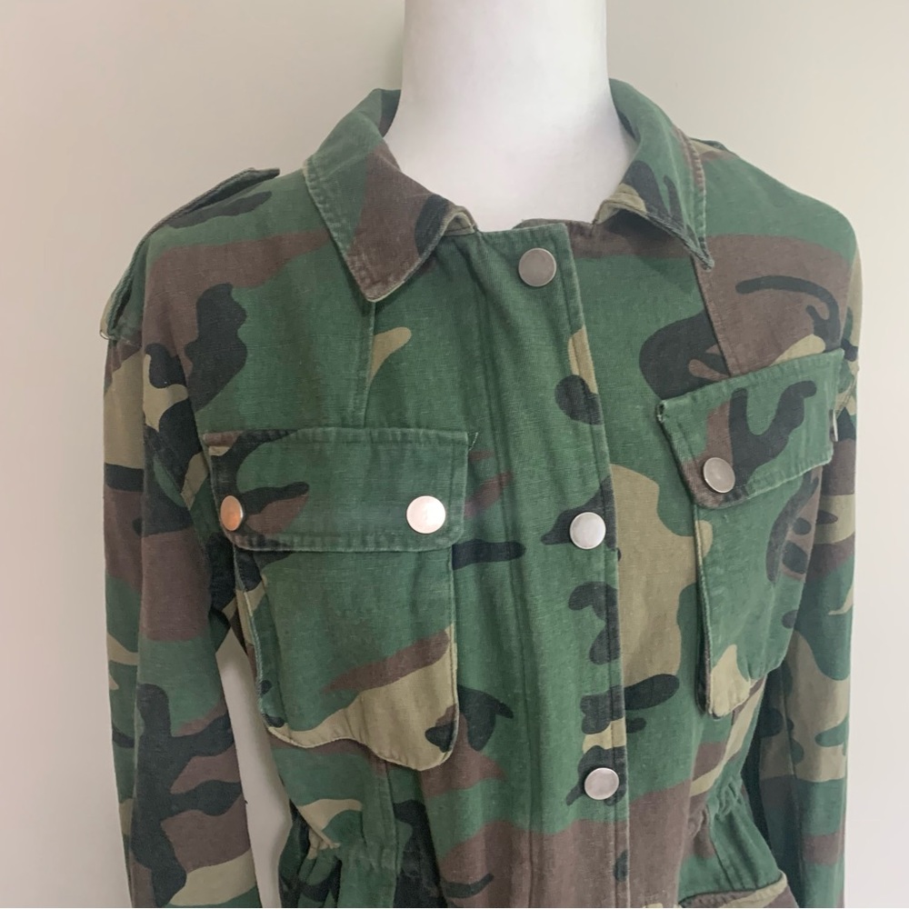 VICI Exclusive X Fate Camo Print Utility Parka Jacket Coat - Picture 12 of 16